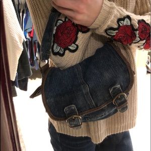 denim purse